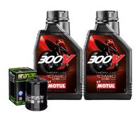 Kit Tagliando Olio Motul 300V 10W40 Per Victory Cross Roads2010>2012