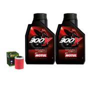 Kit Tagliando Olio Motul 300V 15W50 Per Husaberg FC450 2004>06