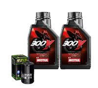 Kit Tagliando Olio Motul 300V 15W50 Per Victory Cross Roads2010>2012