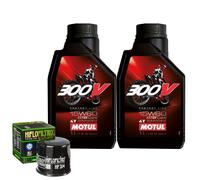 Kit Tagliando Olio Motul 300V 15W60 Per Kawasaki KAF700 AMF Mule PRO-MX 2021