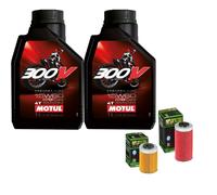 Kit Tagliando Olio Motul 300V 15W60 Per KTM 690 Rally Factory Replica 2007>2010