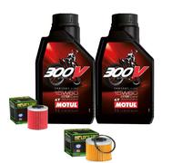 Kit Tagliando Olio Motul 300V 15W60 Per KTM RALLY E FACTORY 660 2006>2007