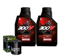 Kit Tagliando Olio Motul 300V 15W60 Per PolarisATV 570 Ace EFI2016>2019