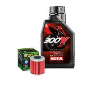 Kit Tagliando Olio Motul 300V 5W40 Per SuzukiMotorcycle FL125 Address2010