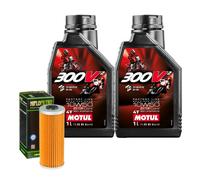 Kit Tagliando Olio Motul 300V2 10W50 + Filtro Per Ural 750 Gear Up2010>2013