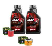 Kit Tagliando Olio Motul 300V2 10W50 Per Betamotor 525 RR Enduro 4T 2005>2011