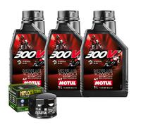 Kit Tagliando Olio Motul 300V2 10W50 Per Gilera 800 GP GP Centenario 2008>2014