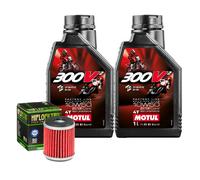 Kit Tagliando Olio Motul 300V2 10W50 Per HM MOTO 125 Scrambler City 4T2011>2015