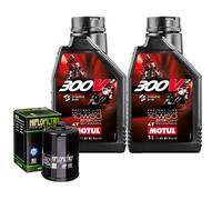 Kit Tagliando Olio Motul 300V2 10W50 Per Victory Cross Roads 2010>2012