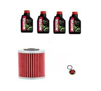 Kit Tagliando Olio Motul 5000 10w40 Filtro Beta 250 Rr Enduro 4t 2008 2009