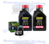Kit Tagliando Olio Motul 5000 10W40 Per Kawasaki KAF700 AMF Mule PRO-MX2021