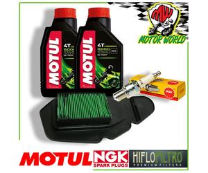 KIT TAGLIANDO OLIO MOTUL 5000 + FILTRO CANDELA HONDA SH MODE 125 2014 2015 2016
