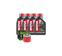 Kit Tagliando Olio Motul 5100 10W30 + Filtro Per Yamaha BT1100 Bulldog2002>2006