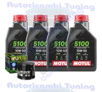 Kit Tagliando Olio Motul 5100 10W50 Per Ducati 1260 Multistrada Grand tour 2020