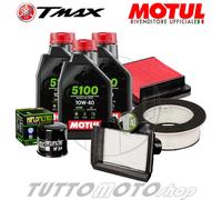 KIT TAGLIANDO OLIO MOTUL 5100 FILTRI CANDELE YAMAHA TMAX 530 T-MAX 2018 2019
