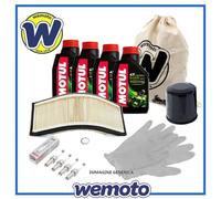 Kit Tagliando Olio Motul 5100 per Moto Kawasaki ZX 10R D6F-D7F 2006-2007