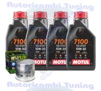 Kit Tagliando Olio motul 7100 10W30 + Filtro Per BMW R850 R Boxer 1999