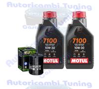 Kit Tagliando Olio Motul 7100 10W30 Per Victory Cross Roads Classic 2013>2014