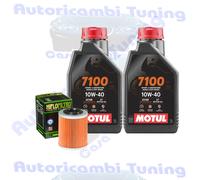 Kit Tagliando Olio Motul 7100 10W40 Per Can-Am1000 SSV Commander Mossy Oak 16>17