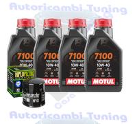 Kit Tagliando Olio Motul 7100 10W40 Per Ducati 1260 Multistrada Grand tour2020
