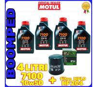 KIT TAGLIANDO OLIO MOTUL 7100 10W50 FILTRO HF204 YAMAHA FX HO 04MO38F1