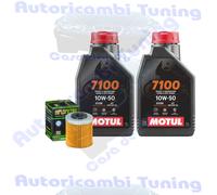 Kit Tagliando Olio Motul 7100 10W50 + Filtro Per KTM 690 SMC R 2020