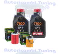 Kit Tagliando Olio Motul 7100 10W50 Per KTM EXC 400 RACING 2004>2007