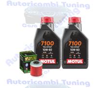 Kit Tagliando Olio Motul 7100 10W60 + Filtro Per Honda CRF450 RX-M2021
