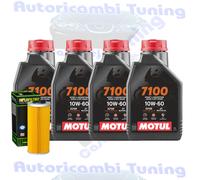 Kit Tagliando Olio Motul 7100 10W60 + Filtro Per KTM 1290 Super Adventure S2021