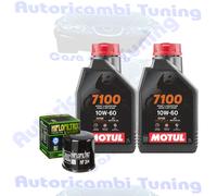 Kit Tagliando Olio Motul 7100 10W60 Per Kawasaki KAF700 AMF Mule PRO-MX2021