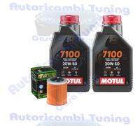 Kit Tagliando Olio Motul 7100 20W50 Per Can-Am1000 SSV Commander MAX2016>2017