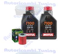 Kit Tagliando Olio Motul 7100 20W50 Per SuzukiMotorcycle RM-Z450 M12021