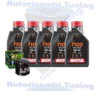 Kit Tagliando Olio Motul 7100 5W40 Filtro Per BMW K1600 GTL Exclusive 2013>2016