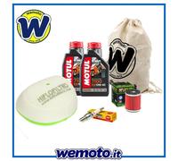 Kit tagliando Olio MOTUL 7100 Filtri Candela per Moto Yamaha WR 250 F 2003 2009