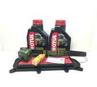 KIT TAGLIANDO OLIO MOTUL FILTRI+CANDELA+CINGHIA KYMCO People GTI 200 2012 2013