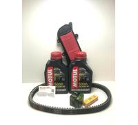 KIT TAGLIANDO OLIO MOTUL FILTRI+CANDELA+CINGHIA KYMCO People GTI 300 2012 2013