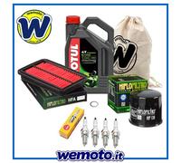Kit Tagliando Olio MOTUL Filtri Candele per Suzuki GSF 600 Bandit 2000 - 2004