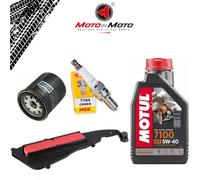 KIT TAGLIANDO OLIO MOTUL FILTRI E CANDELA PIAGGIO LIBERTY 50 4T I-GET 2015 16 17