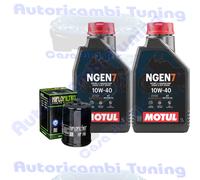 Kit Tagliando Olio Motul NGEN7 10W40 Per Victory Cross Roads Classic 2013>2014