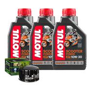 Kit Tagliando Olio Motul Scooter 10W30 + Filtro Per BMW C650 GT K192019