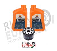 KIT TAGLIANDO OLIO REPSOL 5w40 PIAGGIO BEVERLY 500 2004-2005-2006 + FILTRO OLIO