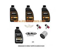 Kit tagliando olio revtech harley sportster dal 86 al 2020 883 e 1200 filtro cro