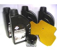 KIT TAGLIANDO OLIO SILKOLENE SUPER4 10W40 KAWASAKI ER6 N 650 2006 2007 2008