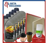 Kit Tagliando Opel Astra J 1.6 Cdti 81 Kw 100 Dal 2009 4 Filtri 5 Olio + Omaggio