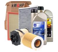 KIT TAGLIANDO OPEL ASTRA J 1.7 CDTI 81KW 110CV DAL 10/10 A 2015 6LT OLIO GM 5W30