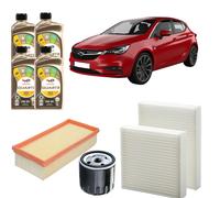 Kit Tagliando OPEL ASTRA K + 4LT TOTAL Quartz Ineo First 0W-30