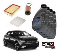 Kit Tagliando OPEL CORSA E ,C ,D, Benzina, Filtri e 4 Litri Olio Motore Q8 5W40