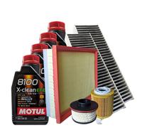 Kit Tagliando Opel Corsa F 1.5 Diesel 4 Filtri 4 Olio 5W30 Motul
