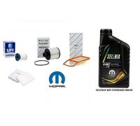 Kit Tagliando Originale Fiat 500L 1.3 Multijet 95 Hp + 4 Litri Selenia 0W30
