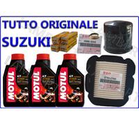 KIT TAGLIANDO ORIGINALE FILTRO ARIA OLIO 7100 20W50 SUZUKI V STROM DL 650 2009